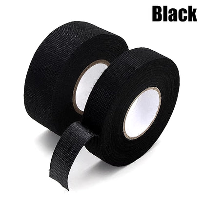 Heat-Resistant Electrical Tape Bundle for Auto Wiring Insulation and Cable Organization - Waterproof Fabric Cloth Wrap with Adhesive