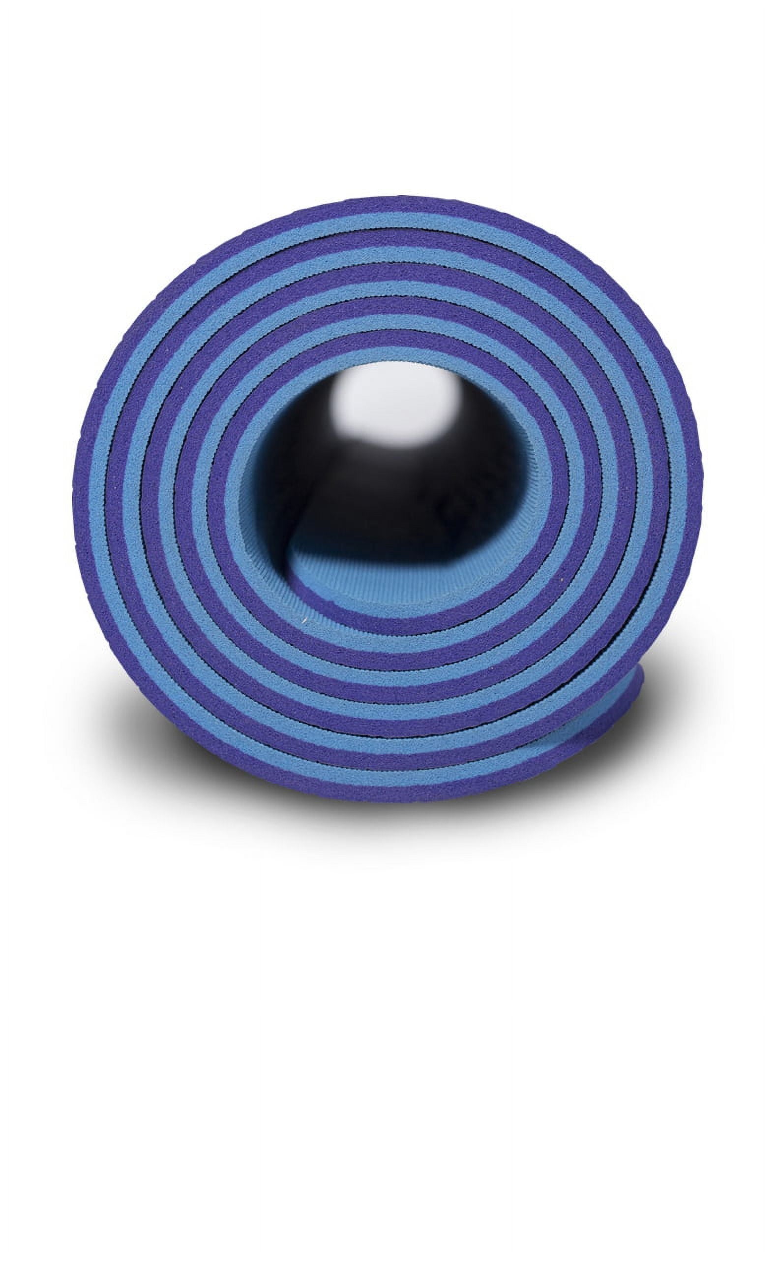 Premium Extra Thick Yoga Mat 24" x 68" x 0.31" - Eco-Friendly Material with High-Density Anti-Tear Exercise Bolster