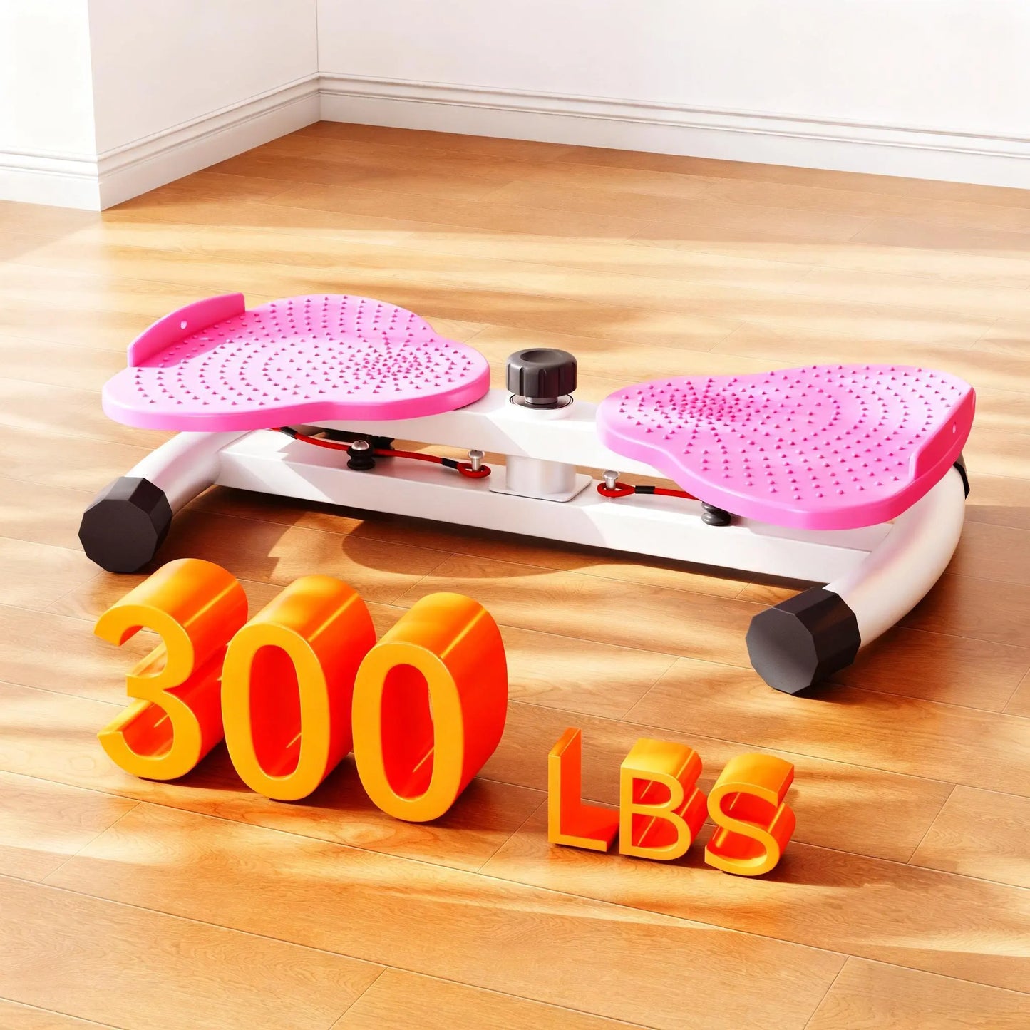 Waist Twist Machine - 300 lbs Capacity Ab Board, Portable Exercise Equipment for Home Gym Aerobic and Cardio Training for Women
