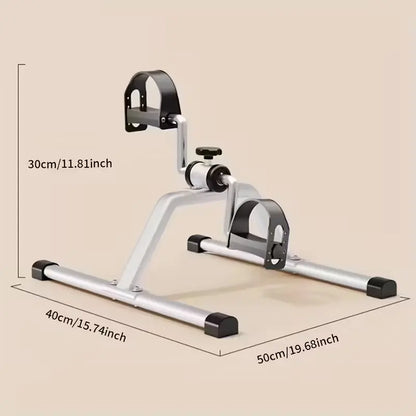 Adjustable Mini Exercise Bike for Seniors - Portable Under Desk Pedal Exerciser for Muscle Recovery and Strength Training, Ideal Father's Day Gift
