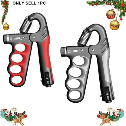 Adjustable Digital Hand Gripper with LCD Display, 5-100Kg Forearm Strength Trainer for Home Gym Workouts