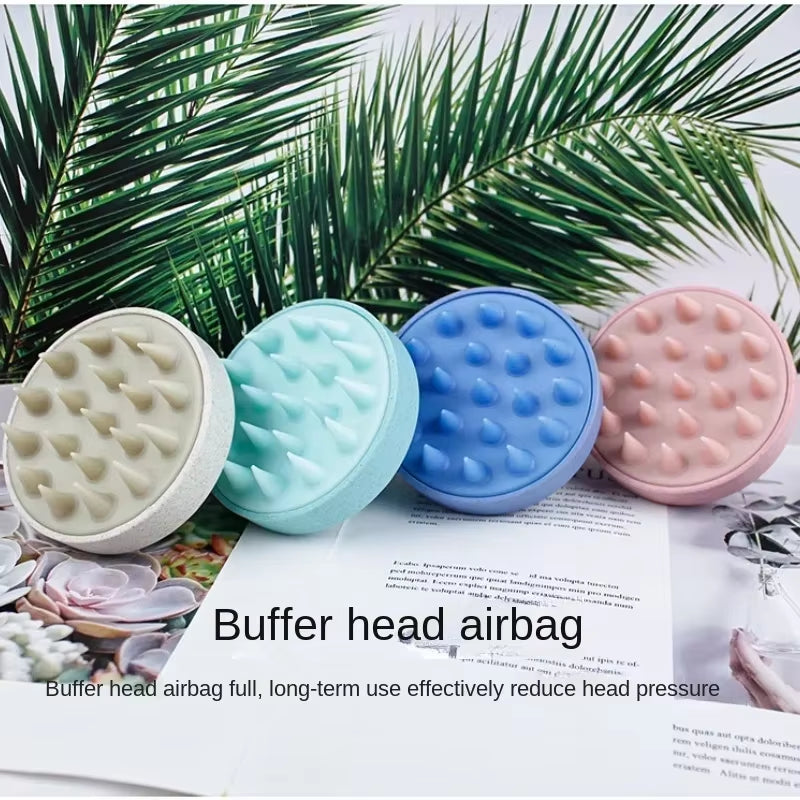 Scalp Massage Brush for Wet and Dry Use - Soft Cushioned Airbag for Deep Cleansing and Conditioning