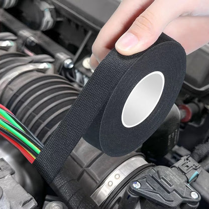 Heat-Resistant Electrical Tape Bundle for Auto Wiring Insulation and Cable Organization - Waterproof Fabric Cloth Wrap with Adhesive