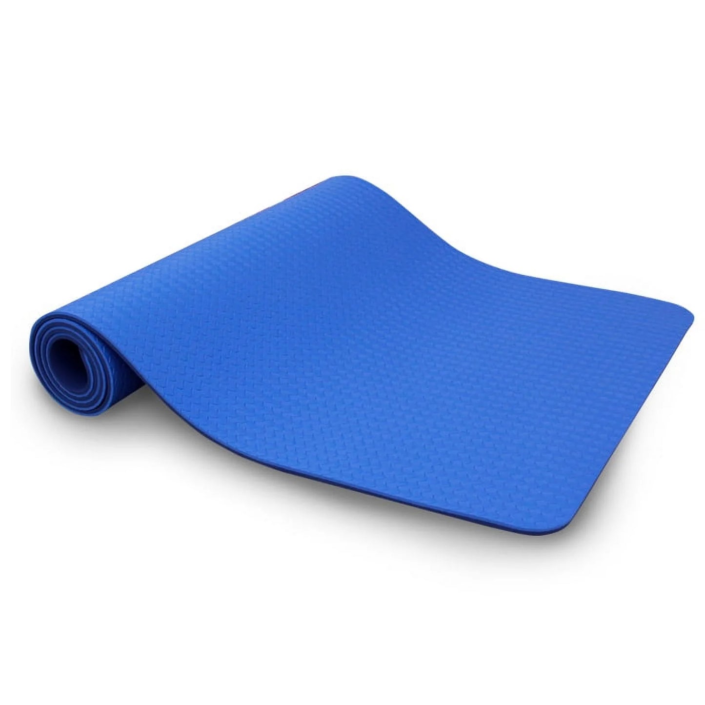 Premium Extra Thick Yoga Mat 24" x 68" x 0.31" - Eco-Friendly Material with High-Density Anti-Tear Exercise Bolster
