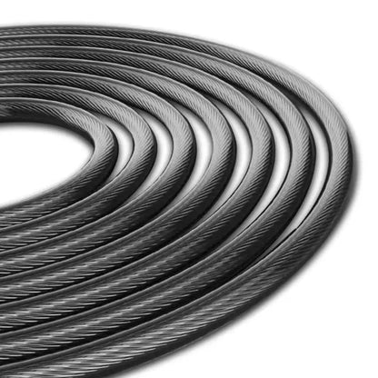 Adjustable Length Professional Skipping Rope - Durable and Lightweight Jump Rope for Fitness Training and Home Workouts